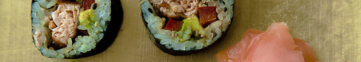 Eating Chinese Sushi at Oshio Teriyaki & Sushi restaurant in Enumclaw, WA.